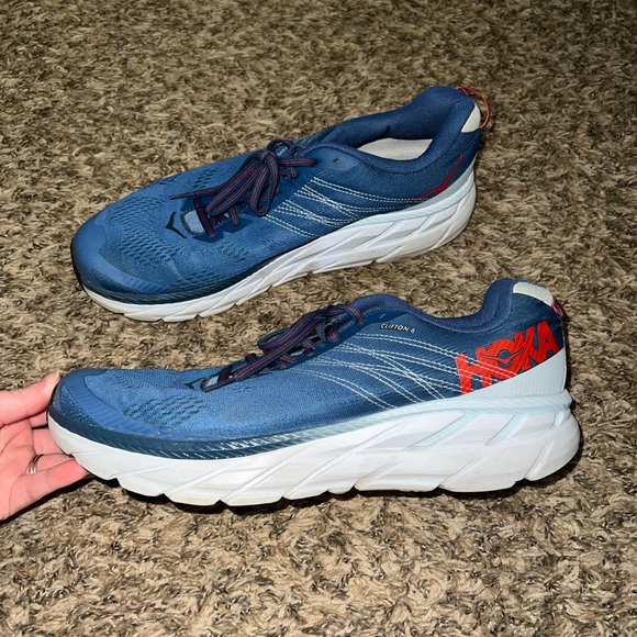 Hoka One One Other - Hoka Blue Clifton 6 Athletic Shoes Sjze 11.5